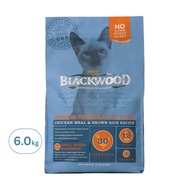 BLACKWOOD 柏萊富 室內貓全齡優活配方飼料 13.2lb  雞肉+糙米  6kg  1袋