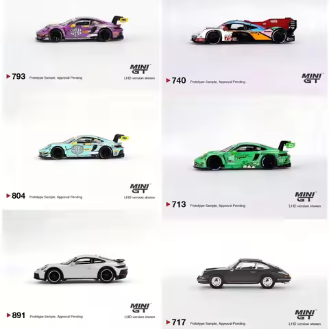 TSM MINIGT 1/64 963 #75 911 #77 AO 992 Motorsports GT3 R #27 28 #7 901 minigt 889 Metallic collectio
