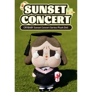 100% original crybany sunset concert plush doll crybaby sunset concert earphone case graduation gift