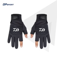 Outdoor fishing motorcycle gloves with holes, 2 fingers, hand protection, adult gloves for men and l