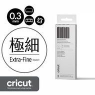 Cricut Extra Fine Point Pen Set, 0.3mm (3 ct)+Adapter Black Superfine