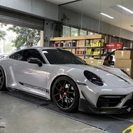 Porsche 911 Modified Accessories Garland Car Sticker Body Side Skirt Cover Logo