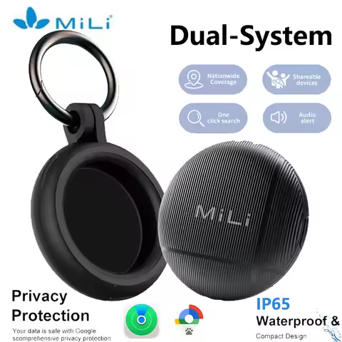 1-4Pack MiLi Smart Tag LiTag Duo Tracker Tag Item Finders Works with IOS & Google Find Hub Wallet Ke