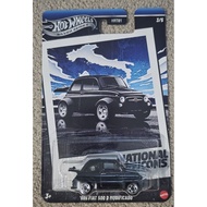 Sunshine Diecast Hot Wheels Silver Series National Icons - 60s Fiat 500 D Modificado (Black) 3/5