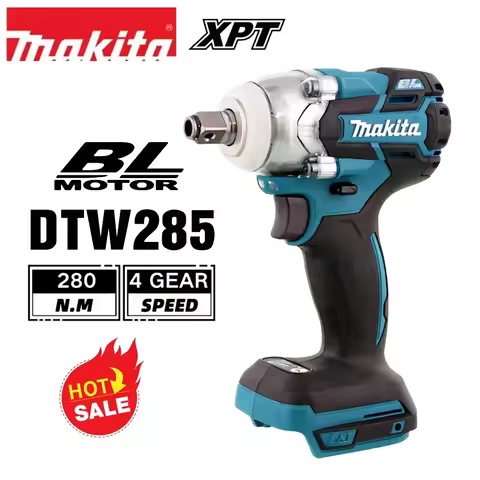 Makita DTW285 Tools Impact Wrench Machine Brushless Cordless Electric Wrench Power Tools Rechargeabl