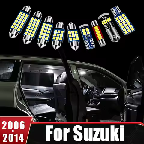 For Suzuki Grand Vitara Grand Nomade Escudo 2006 2007 2008 2009 2010 2012 2013 2014 12pcs Car LED Bu