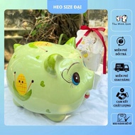 [round hole] Bat Trang ceramic savings large size pig/Savings piggy bank/Big savings piggy bank/big 