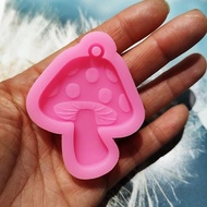 san* Mushroom Silicone Resin Molds Mushroom Keychain Mold DIY Keychain Making Kit