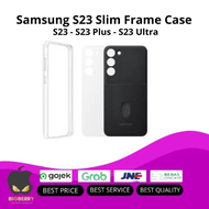 Casing Samsung Galaxy S23 S23+ S23 Ultra Slim Frame Case Black White