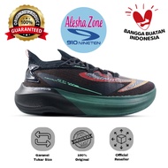 MERAH ORIGINAL KISHI RUN FLOW 910 RUNNING SHOES - BLACK,/, RED