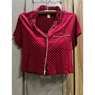 Red Crop Top Bust 32