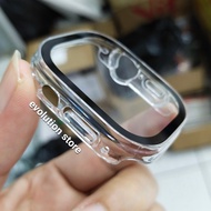 (GoodSeller) Apple watch Ultra 49MM 49 MM hard case clear cover with tempered glass