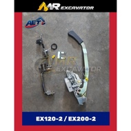 Hitachi EX -2 EX100-2 EX120 EX120-2 EX200 EX200-2 EX300-2 Excavator Cabin Door Lock Kunci (1 Set)