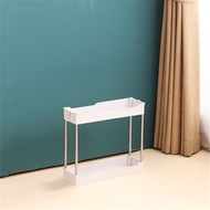 全城熱賣 - 家用廚房夾縫置物架 置地式帶滑輪可移動衛生間臥室收納架 小推車