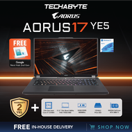 Gigabyte AORUS 17 YE5-74SG544GH | 17.3 FHD | 360Hz | ADL i7-12700H | RTX 3080Ti P | 16GB GDDR6 | 32GB (2x16GB) DDR5 | 1TB SSD | Win 11 Home Gaming Laptop