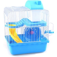 Cosiki Large Hamster Cage, 2 Tier Portable Hamster Habitat, Blue