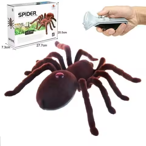Halloween April Fools ' Day Spider Remote Control Spider Scary Simulation Spider