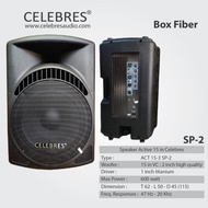 Speaker Aktif CELEBRESS 15 Inch 15-3 Sp-2 Original no JBL RCF HUPER