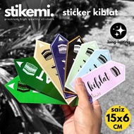 STICKER KIBLAT, KIBLAT SIGN, PELEKAT TANDA ARAH KIBLAT (HIGH QUALITY)