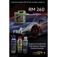 LIQUI MOLY New Generation Molygen 5W30 Engine Oil 4Litter with FREE GIFT SET