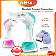 Alescomall Handheld Garment Steamer Iron Travel Size Water Tank (300ml/1500W)