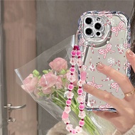 Christmas Pink Bow Casing hp iPhone 16 Pro Max iPhone 16 iPhone 16 Plus iPhone 16 Pro iPhone 11 iPho