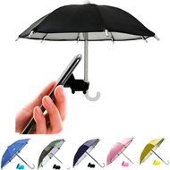 UV Protection Phone Umbrella for Sun,Universal Adjustable Piggy Suction Cup Phone Stand Umbrella for