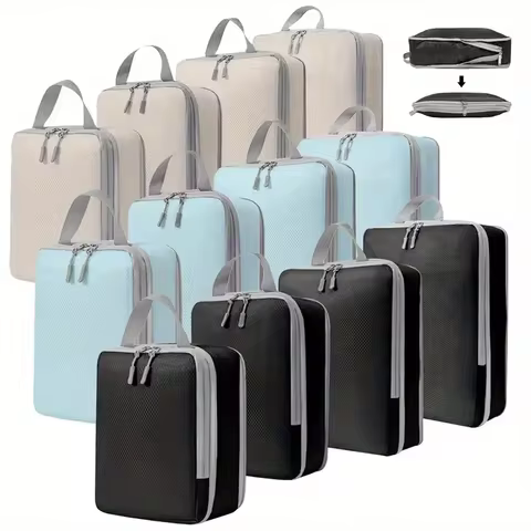 Compression Packing Cubes for Travel Organizers Bag Travel Packing Organizers Luggage Cubes Packing 