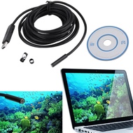 Kamera USB Endoscope Baroscope 7mm 1/9 CMOS Waterproof Kamera Kabel Endoskopi Super Mini Inspeksi Ta
