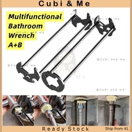 C&M Spanar Pelbagai Fungsi Sinki Paip Ruang Sempit | Multifunction Sink Faucet Wrench Tool
