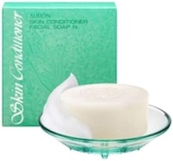 Albion Skin Conditioner Facial Soap N 100g with a soap dish