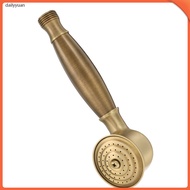 🛁 Vintage Brass Handheld Shower Head 4.5 Inches Durable Copper Multi-Color Antique Style for Shower