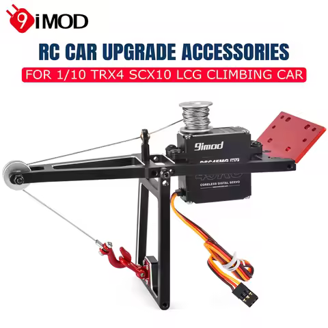 9IMOD Digital Servo Winch Hook & Boom 25KG/35KG/45KG/51KG IP67 Waterproof 6.0V~8.4V 360°C For 1/10 T