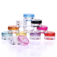 (5pcs) 3g 5g Cosmetic Jar / Refillable Colourful Cream Jar / Cute Mini Travel Kit