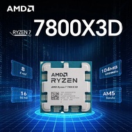 AMD Ryzen 7 7800X3D 5.0GHz Socket AM5 8-Core 16-Thread 5NM CPU พร้อมกราฟิกในตัว 100-100000910 ใหม่ R