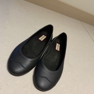 9.5成新｜Hunter黑色芭蕾平底雨鞋(UK4)