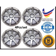 4pcs Proton Waja / Saga 2 / Myvi / Axia 14" Inch ABS Wheel Cover Rim Center Hub Caps