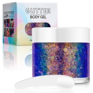 Hot-selling Makeup Sequin Gel Glitter Gel Face Body Highlighter Eyeshadow Children's Performance Mak