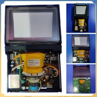 [LsxmzMY] 12V 4.2W Micro 4" Video Signal Durability Adjustable Crt Black and White Monitor