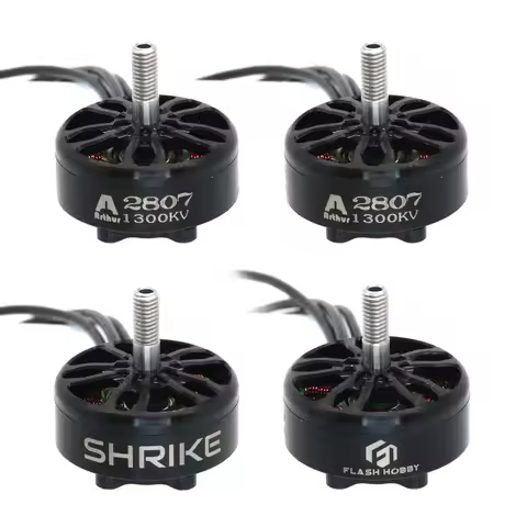 4pcs FLASHHOBBY Shirke A2807 2807 1300KV Brushless Motor for FPV Freestyle 7inch Long Range LR7 Dron