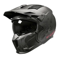 MT HELMET STREETFIGHTER SV DARKNESS A2 MATT GRAY
