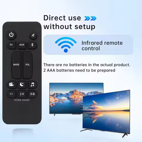 Replacement Remote Control For Polk Audio RE6214-1 RE92161 RE9216-1 5.1 Channel Soundbar Speaker Sys