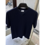 Áo thun cộc tay nam ZioZia cổ V vải cotton dệt hàng xuất Hàn xịn