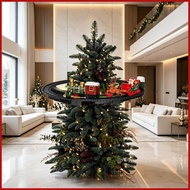 Christmas Tree Train Locomotive Vintage Interactive Lights & Sound Locomotive Train Railway Track Mo