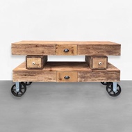 四抽電視櫃 金屬腳/鑄鐵輪腳 CU030