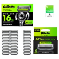 GILLETTE LABS Deep Cleansing Bar Razor Blade Refills (8 Cartridges/16Cartridges)