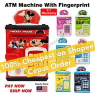 [Live] Fingerprint ATM Machine with Fingerprint Tabung Simpanan ATM Password Safe Box Tabung Music C