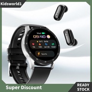[kidsworld1.sg] Smart Watch 2 in 1 Fashion Smartwatch 1.32-inch Screen Heart Rate Health Monitor