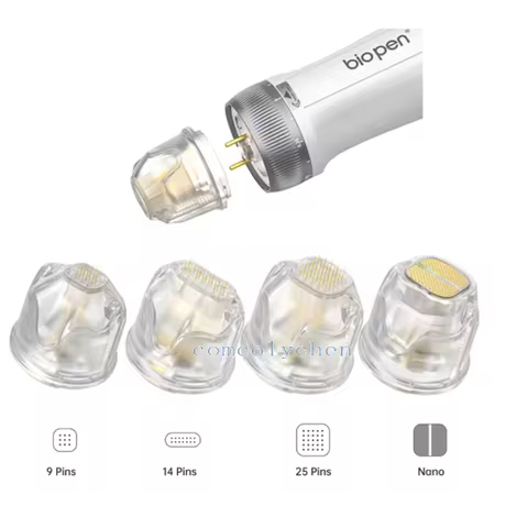10pcs Dr. Pen Q1S EMS Microneedling Cartridge Bio Pen Q2 Titanium Needles Disposable 9/14/25/Nano Sk