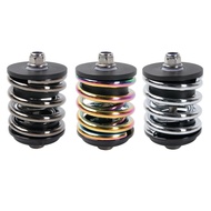 Double Spring Rear Shock Absorber for Brompton Folding Bike Suspension Accessories Titanium Ti Axis Stainless Steel Spring